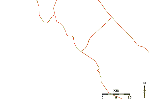 Strade e fiumi intorno San Juan del Sur