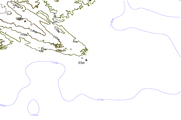 shoreline intorno Seal Point
