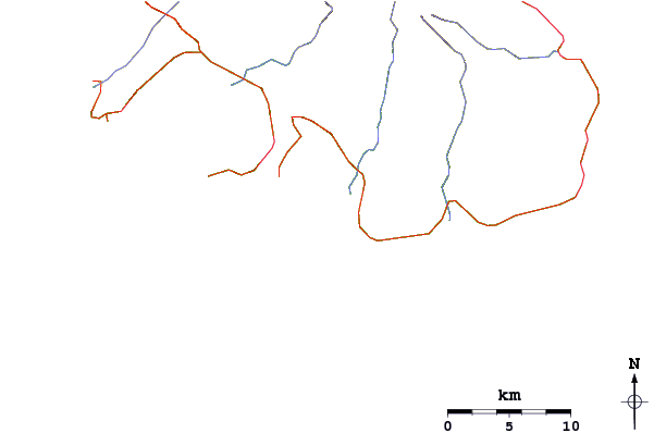 Strade e fiumi intorno Shark Bay Rivermouth (and Reef)