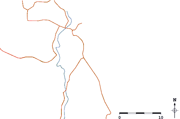 Strade e fiumi intorno Songdojin ni