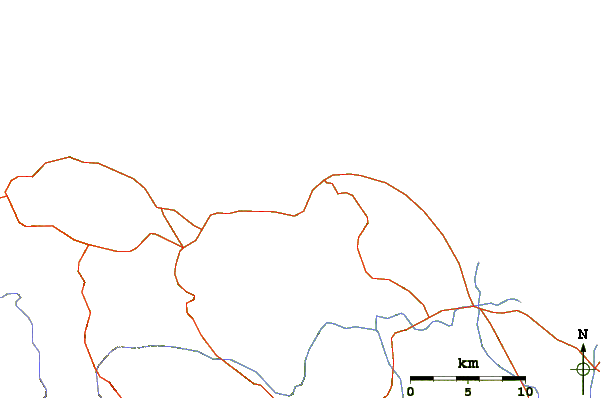 Strade e fiumi intorno Sosua Bay