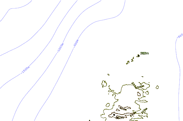 shoreline intorno Spew Pits