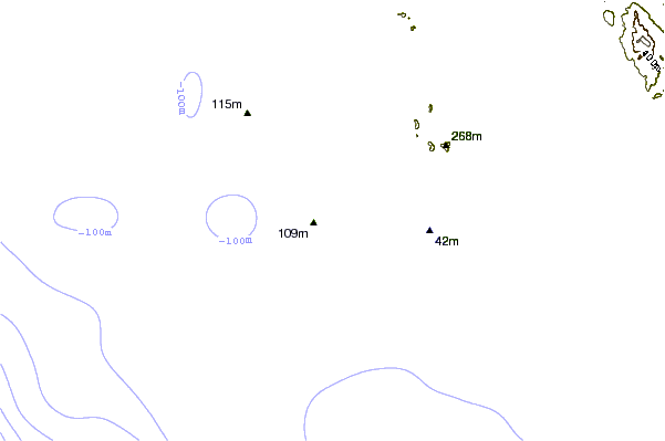 shoreline intorno Stone Islands Escollera