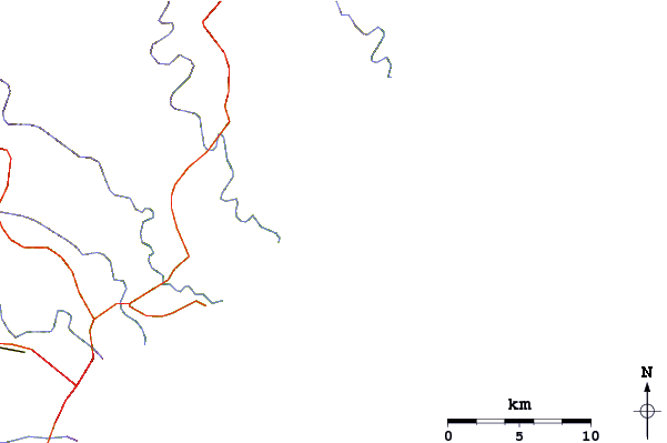Strade e fiumi intorno The Point (Gonubie Bay)