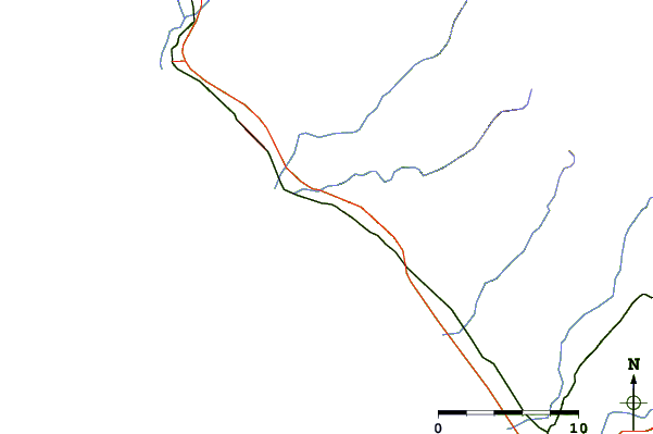 Strade e fiumi intorno San Onofre - Trails