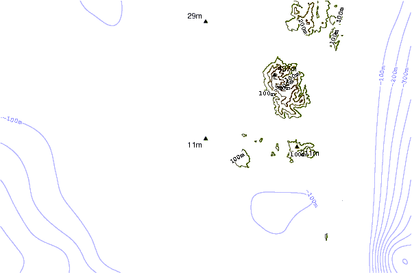 shoreline intorno Twin Islands (South Andaman)