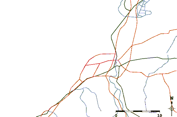 Strade e fiumi intorno Anglet - VVF