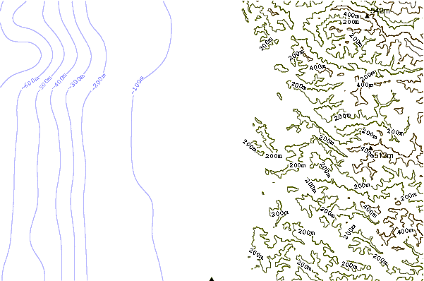 shoreline intorno Virgin Creek