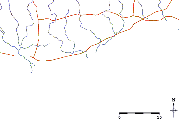 Strade e fiumi intorno Vivonne Bay