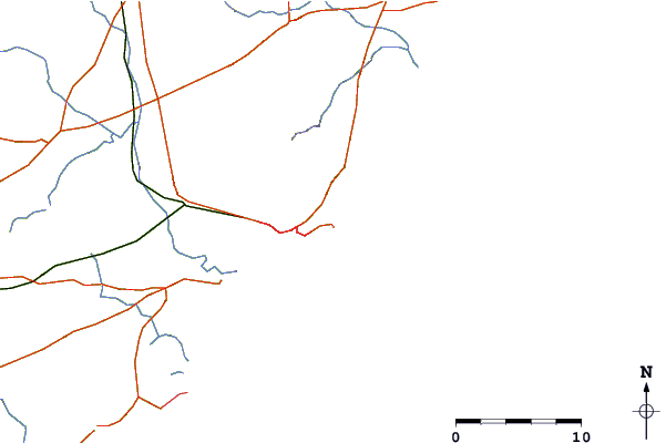 Strade e fiumi intorno Vizag (Visakapatanam) - East Point