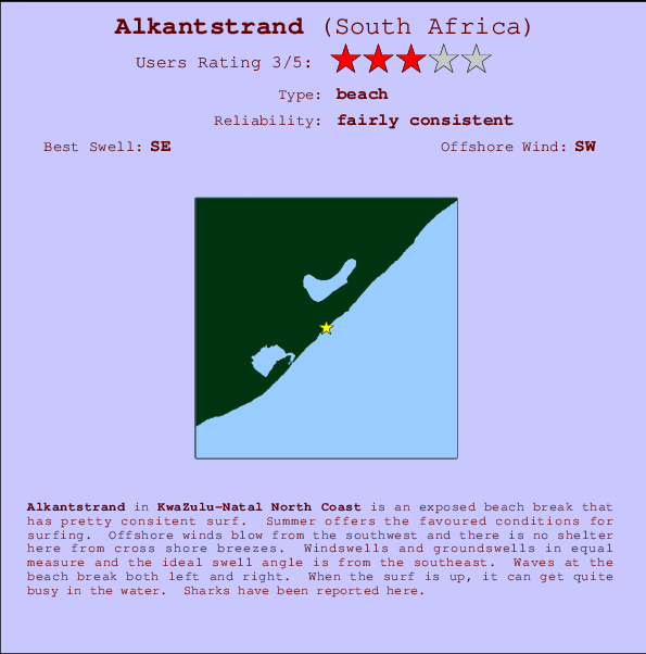 Alkantstrand Mappa ed info della località