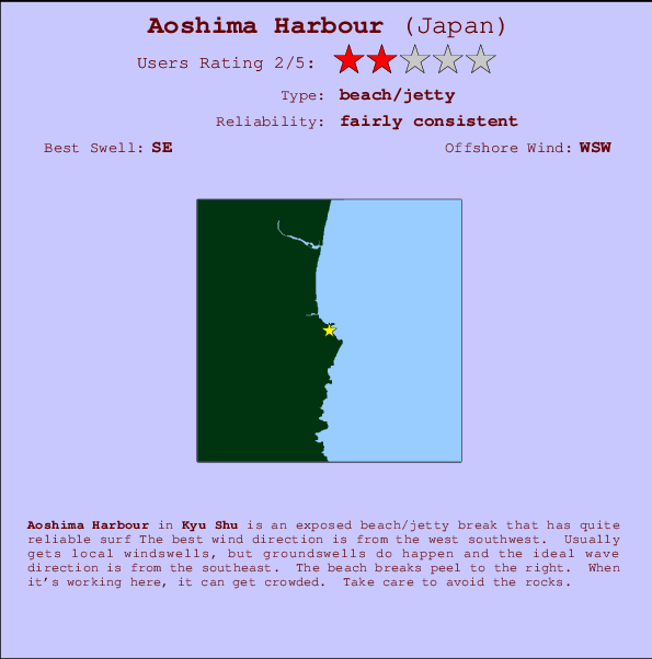 Aoshima Harbour Mappa ed info della località