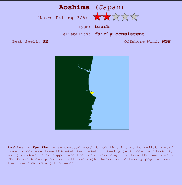 Aoshima Mappa ed info della località