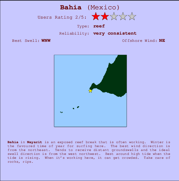 Bahia Mappa ed info della località