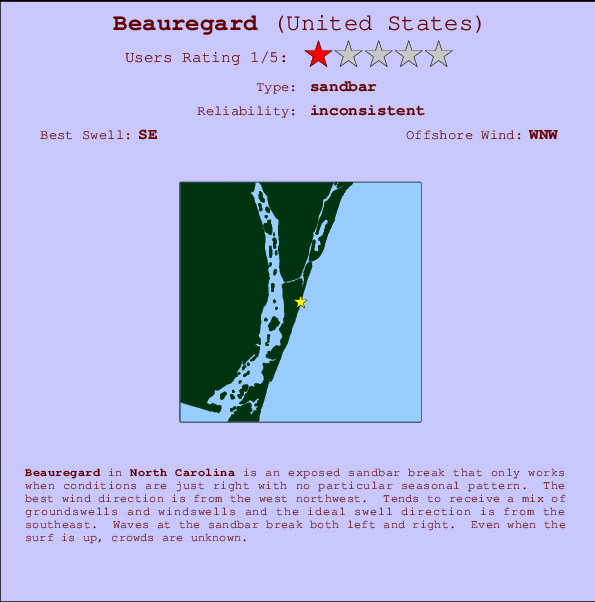 Beauregard Mappa ed info della località