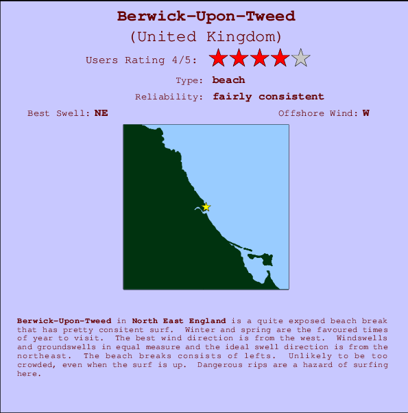 Berwick-Upon-Tweed Mappa ed info della località