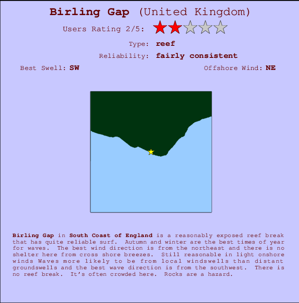 Birling Gap Mappa ed info della località