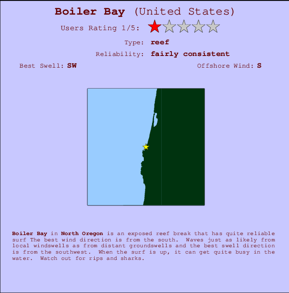 Boiler Bay Mappa ed info della località