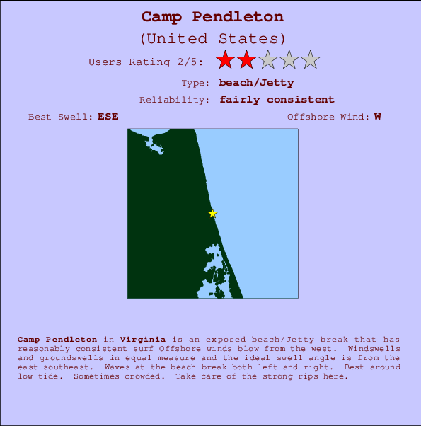 Camp Pendleton Mappa ed info della località