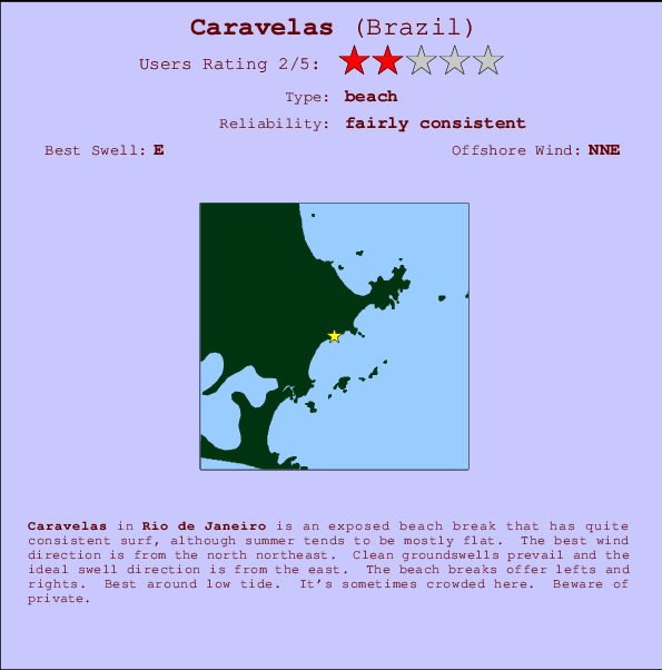 Caravelas Mappa ed info della località
