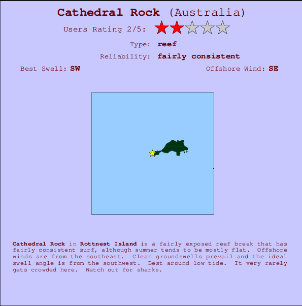 Cathedral Rock Mappa ed info della località