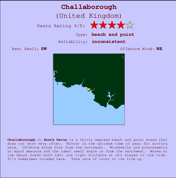 Challaborough Mappa ed info della località