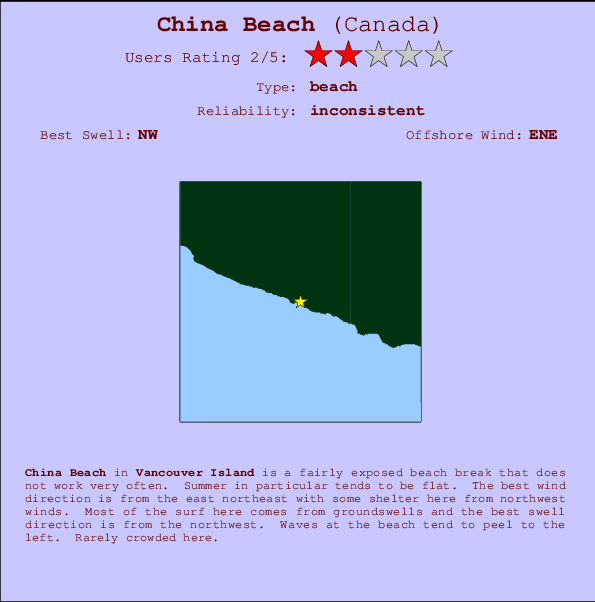 China Beach Mappa ed info della località