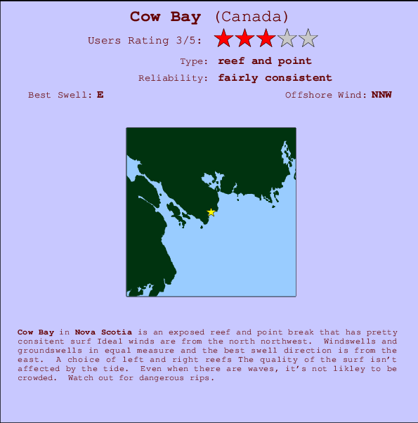 Cow Bay Mappa ed info della località