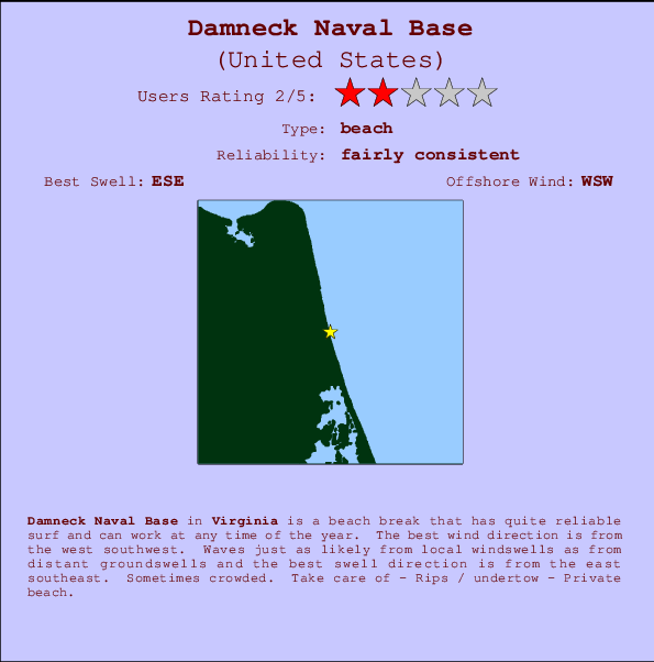 Damneck Naval Base Mappa ed info della località