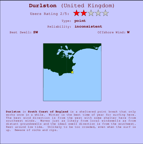 Durlston Mappa ed info della località