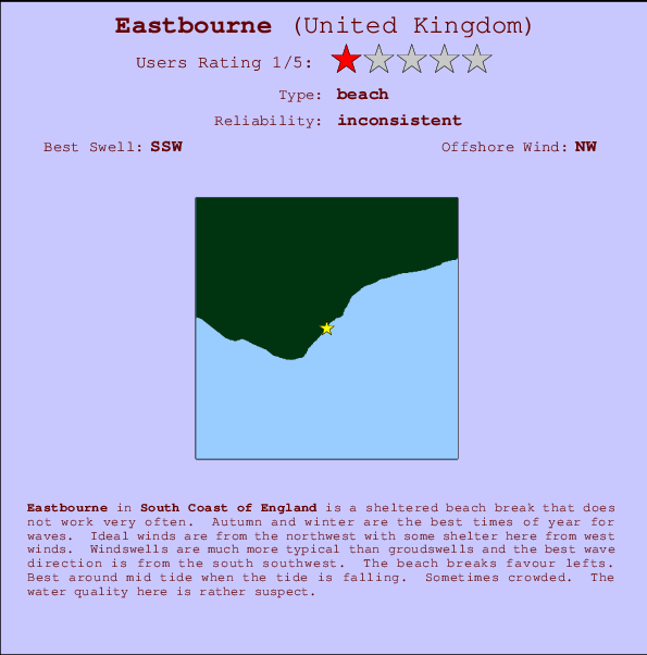 Eastbourne Mappa ed info della località