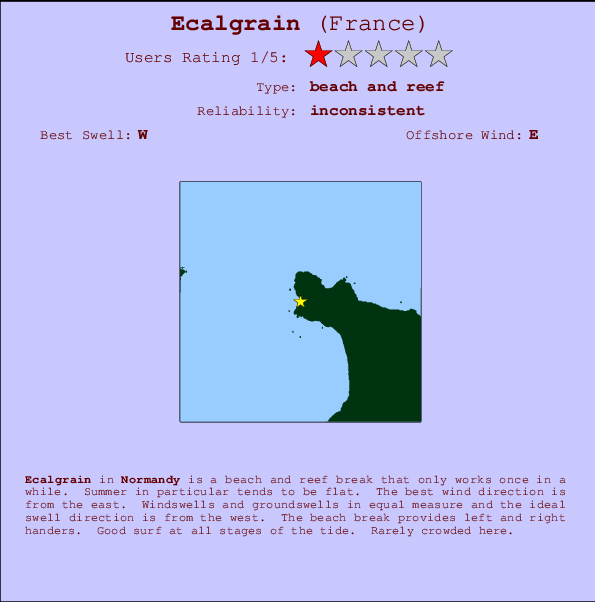Ecalgrain Mappa ed info della località