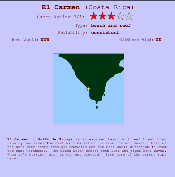 El Carmen Mappa ed info della località