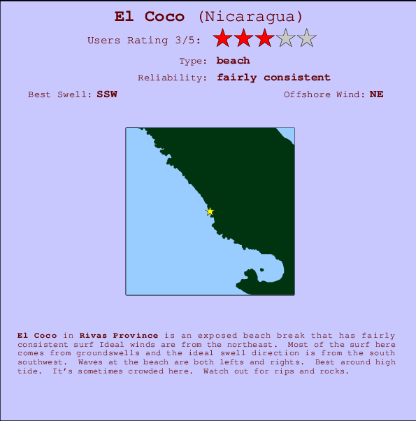 El Coco Mappa ed info della località