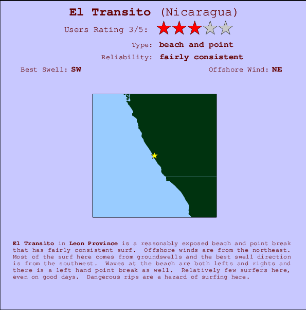 El Transito Mappa ed info della località