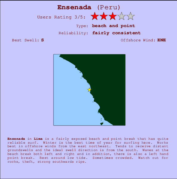 Ensenada Mappa ed info della località