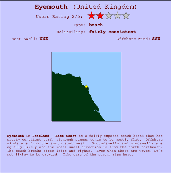 Eyemouth Mappa ed info della località