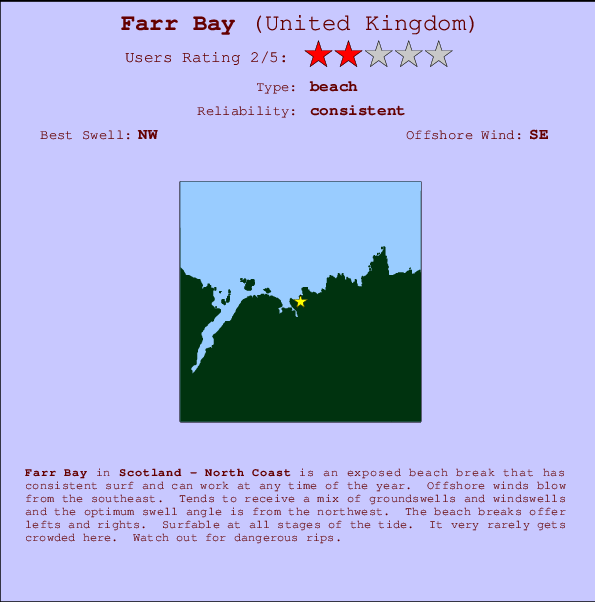 Farr Bay Mappa ed info della località