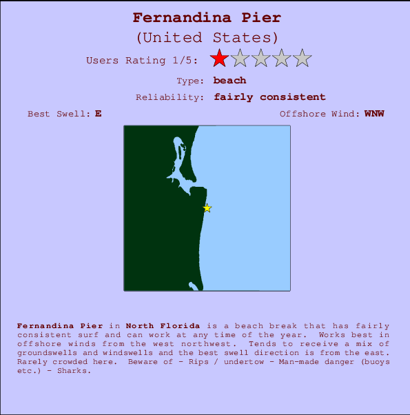Fernandina Pier Mappa ed info della località