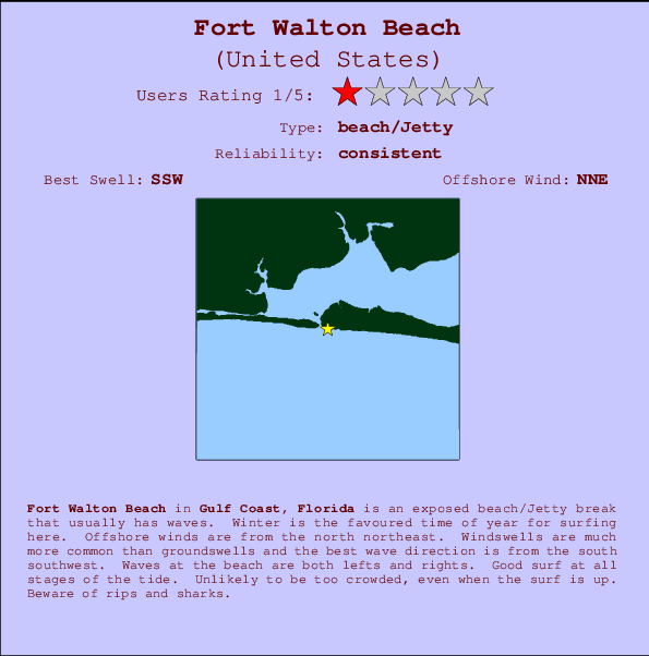 Fort Walton Beach Mappa ed info della località