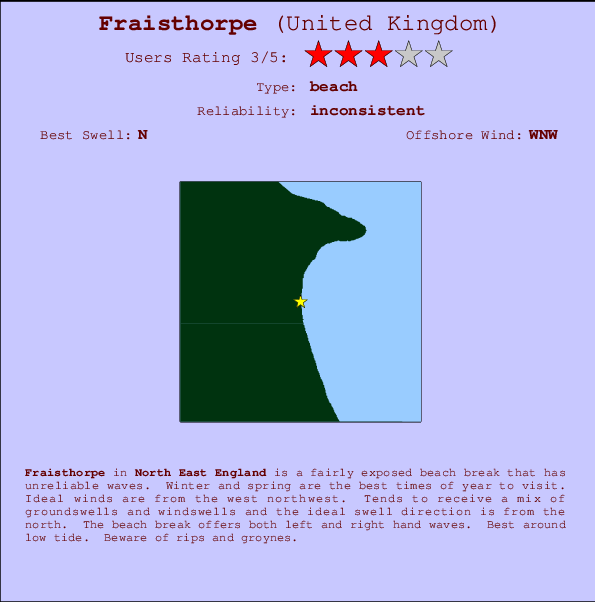 Fraisthorpe Mappa ed info della località