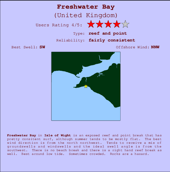 Freshwater Bay Mappa ed info della località