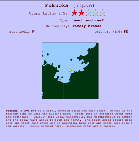 Fukuoka Mappa ed info della località