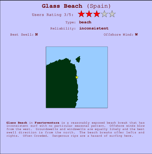 Glass Beach Mappa ed info della località