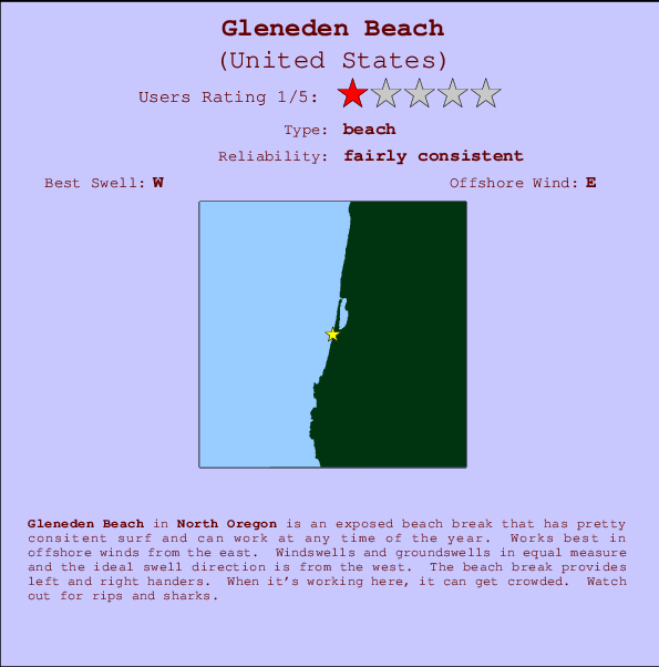 Gleneden Beach Mappa ed info della località
