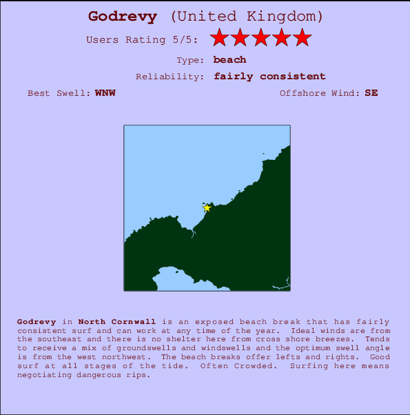 Godrevy Mappa ed info della località