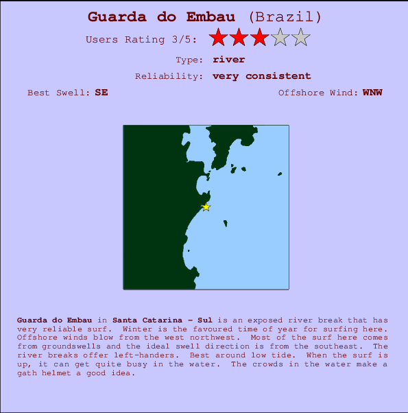 Guarda do Embau Mappa ed info della località