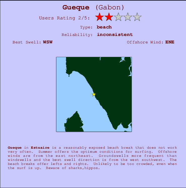 Gueque Mappa ed info della località