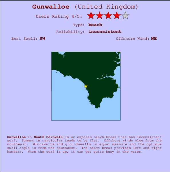 Gunwalloe Mappa ed info della località