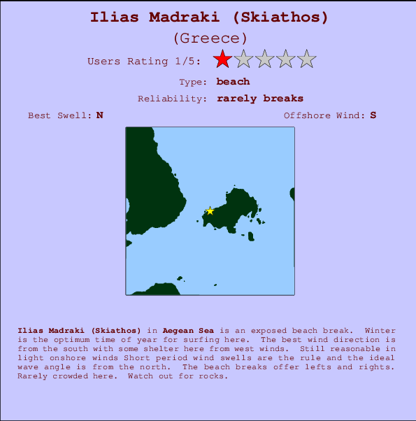 Ilias Madraki (Skiathos) Mappa ed info della località